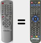 Telecomando sostituto di AC5900016E