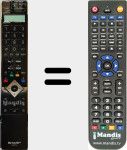Telecomando sostituto di GA 585 WJSA (RRMCGA585WJSA)