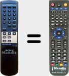 Telecomando sostituto di RM-D320 (146731611)