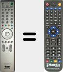 Telecomando sostituto di RM-ED 002 (147939212)