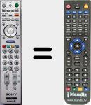 Telecomando sostituto di RM-ED011W (148077821)