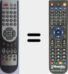 Telecomando sostituto di Orion (S1501DV)