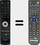 Telecomando sostituto di ER-00016 (T153375)