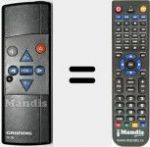 Telecomando sostituto di TP 710 (296220590900)