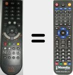 Telecomando sostituto di TVXM 3100 U