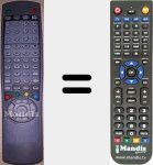 Telecomando sostituto di 15LCDTECDVBT