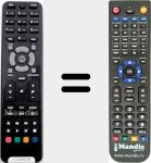 Telecomando sostituto di TTR500