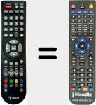 Telecomando sostituto di TTE19G514K
