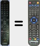 Telecomando sostituto di RX-E600 RDS (WD783600)