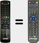 Telecomando sostituto di ZV-32HD2