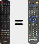 Telecomando sostituto di AKB72915202