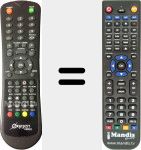Telecomando sostituto di 02-215 LED 115 B
