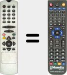 Telecomando sostituto di RC 2546 (30035066)