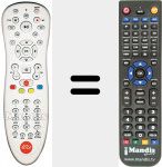 Telecomando sostituto di REMCON1015