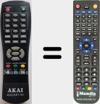 Telecomando sostituto di AKSCART15H