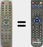 Telecomando sostituto di DVD3005