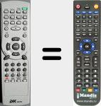 Telecomando sostituto di DVD-352