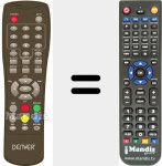 Telecomando sostituto di DVBT42