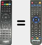 Telecomando sostituto di RT0101HD
