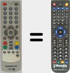 Telecomando sostituto di Iomiro200