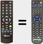 Telecomando sostituto di IRC TR 3002