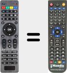 Telecomando sostituto di INFOMIR001