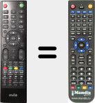 Telecomando sostituto di MTVC24LEHD-DVD