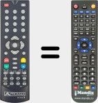 Telecomando sostituto di Multibox3