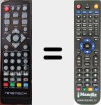 Telecomando sostituto di NT-TNT-TECHNHD200