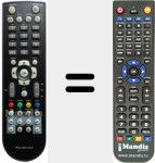 Telecomando sostituto di RCU-500