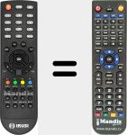 Telecomando sostituto di REMCON1533