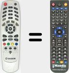 Telecomando sostituto di REMCON905