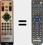 Telecomando sostituto di DTB3500-1