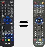 Telecomando sostituto di TDT9004