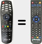 Telecomando sostituto di TVT 250 HDR