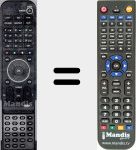 Telecomando sostituto di NR243