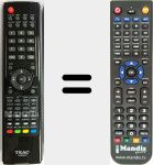 Telecomando sostituto di 0118020315