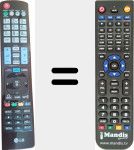 Telecomando sostituto di AKB73275613