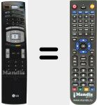 Telecomando sostituto di 6710T00019A