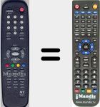 Telecomando sostituto di MT1167