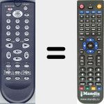 Telecomando sostituto di Radiola003
