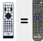 Telecomando sostituto di EasyhomeTDTConvertible (EasyhomeTDTConvertib)