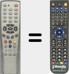 Telecomando sostituto di M 5
