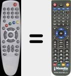 Telecomando sostituto di 5000-V1