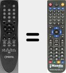 Telecomando sostituto di Opentel001