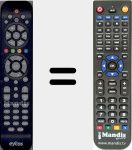 Telecomando sostituto di S8012-HD/PVR