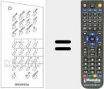 Telecomando sostituto di 660010111