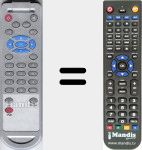Telecomando sostituto di RCPVR1