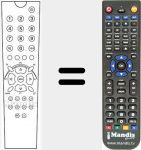 Telecomando sostituto di TM3603