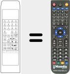 Telecomando sostituto di FT55X